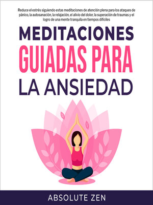 cover image of Meditaciones Guiadas Para La Ansiedad